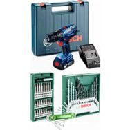 Bosch GSB 180 LI Tek Bataryalı Darbeli Matkap + 41 Parça Uç ve Allen Takımı