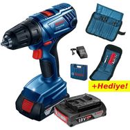 Bosch GSR 180-LI Professional 2x2.0 Ah 23 Parça Çift Akülü Vidalama Makinesi