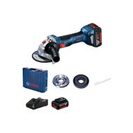 Bosch GWS 180'li 18 Volt 4 Amper 125 mm Akülü Çift Bataryalı Taşlama Makinesi