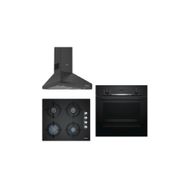 Bosch HBF534EB0T - POP6C6B11O - DWP64CC60T 3'lü Siyah Ankastre Set