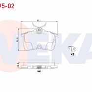 Bosch Honda Accord 2.0 1998-2008 Arka Fren Balatası