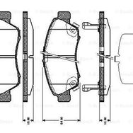 Bosch Honda Jazz 1.4 2002-2008 Ön Fren Balatası