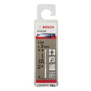 Bosch Hss Co Kobaltlı 10 Adet 3 mm Matkap Ucu