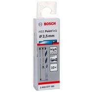 Bosch HSS PointTeQ Metal 2,5x30x57 mm 10 Parça Matkap Uç