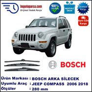 Bosch Jepp Compass MK PK 2006 Sonrası 280 mm Arka Silecek