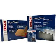 Bosch Mazda 3 1.6 Dizel Euro5 2011-2013 Hava Yağ Standart Polen Filtre Bakım Seti