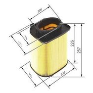 Bosch Mercedes W212 14 S212 W204 S204 08 14 X204 X253 15 19 A207 C207 C204 14 Hava Filtresi