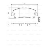 Bosch Nissan Qashqai 2007-2011 Ön Fren Balatası