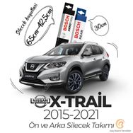 Bosch Nissan X-Trail Ön Arka 2015-2021 Aerotwin Silecek