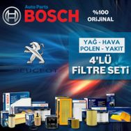 Bosch Peugeot 206+ 1.4 2009 2014 Filtre Bakım Seti