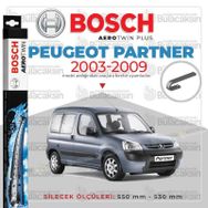 Bosch Peugeot Partner M5 Muz 2002-2011 Silecek Takımı