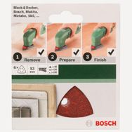 Bosch Pmf Üçgen Altılı Zımpara Set