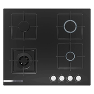 Bosch PNH6C6O12O Wok Gözlü Siyah Ankastre Cam Ocak