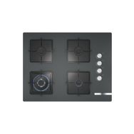Bosch POH7C9O12O Antrasit Gri 67 cm Siyah Cam Ankastre Ocak