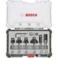 Bosch Pro 6 Parça Karışık 6 mm Şaftlı Freze Seti
