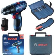 Bosch Professional GSB 120 LI 2 AH Çift Akülü Darbeli Delme Vidalama+Aksesuar Seti