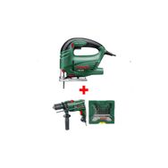 Bosch Pst 650 Dekupaj Testere Makinesi + Bosch 600 Darbeli Matkap Easyimpact + Matkap Ucu Seti