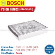 Bosch Seat Leon 1.6 TDI Aktif Karbonlu Polen Filtresi