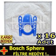 Bosch Sphera Toz 16 Adet Süpürge Torbası
