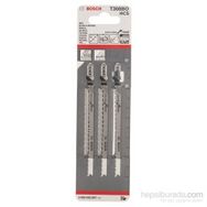 Bosch T 308 BO Ekstra Temiz Kesim Ahşap İçin 3'lü Dekupaj Testeresi Bıçağı