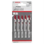 Bosch T102BF 5'li Paket Dekupaj Testeresi Bıçağı