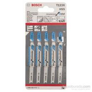 Bosch T123XF 5'li Paket Dekupaj Testeresi Bıçağı