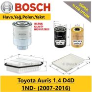 Bosch Toyota Auris 1.4 D4D 2007 2016 Filtre Bakım Seti