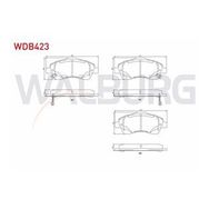 Bosch Toyota Avensis 2.0 2003-2008 Ön Fren Balatası