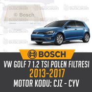 Bosch Volkswagen Golf 7 1.2 TSI 2013-2017 Polen Filtresi