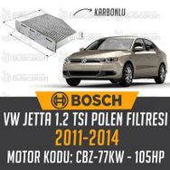 Bosch Volkswagen Jetta 1.2 TSI 2011-2014 Polen Filtresi