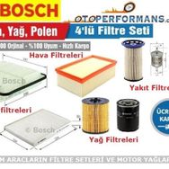 Bosch Volkswagen Polo 1.6 TDI 2009 2014 Filtre Bakım Seti