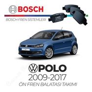 Bosch Volkswagen Polo 6R1-6C1 2009 - 2017 Ön Fren Balata Takımı