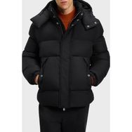 Boss 50551599 001 Kapitoneli Regular Fit Siyah Çıkarılabilir Kapüşonlu Şişme Erkek Mont