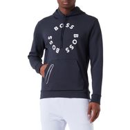 BOSS Erkek sweatshirt Koyu Mavi 402 XL