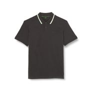 Boss Pio Badge Charcoal16 Polo Erkek T-shirt