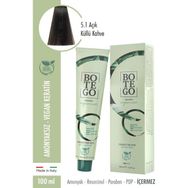 Botego 5.1 Açık Küllü Kahve 100 ml Saç Boyası