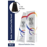 Botego 5.1 Açık Küllü Kahve 100 ml Saç Boyası