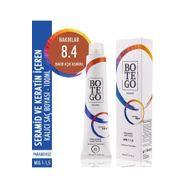 Botego 8.4 Bakır Açık Kumral 100 ml Kalıcı Krem Boya