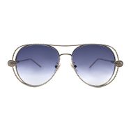 Boucheron 0030S 002 55 Unisex GRİ Damla Çerçeve Güneş Gözlüğü