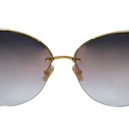Boucheron 0034S 001 62 Gold Çekik Çerçeve Kadın Güneş Gözlüğü