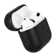 Bouletta AA1 Siyah Juni Apple Airpods 3.Nesil Uyumlu Deri Kılıf
