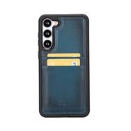 Bouletta FXCP BRN4EF Samsung Galaxy S23 Deri Mavi Cep Telefonu Arka Kapak