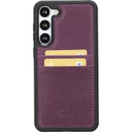 Bouletta FXCP CZ7 Samsung Galaxy S23 Deri Mor Cep Telefonu Arka Kapak