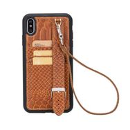 Bouletta FXCP FXH SND5 Apple iPhone XS Max Uyumlu Deri Taba Cep Telefonu Arka Kapak