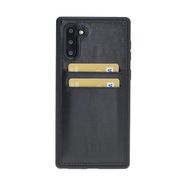 Bouletta FXCP RST1 Samsung Galaxy Note 10 Uyumlu Deri Siyah Cep Telefonu Arka Kapak