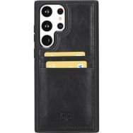 Bouletta FXCP RST1 Samsung Galaxy S23 Plus Deri Siyah Cep Telefonu Arka Kapak
