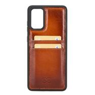 Bouletta FXCP RST2 Samsung Galaxy S20 Plus Uyumlu Deri Taba Cep Telefonu Arka Kapak