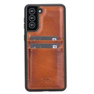Bouletta FXCP RST2 Samsung Galaxy S21 Plus Uyumlu Deri Taba Cep Telefonu Arka Kapak