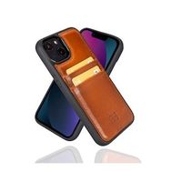 Bouletta FXCP RST2EF Apple iPhone 14 Uyumlu Deri Taba Cep Telefonu Arka Kapak