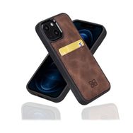 Bouletta FXCP TN3 Apple iPhone 13 Mini Deri Kahve Cep Telefonu Arka Kapak